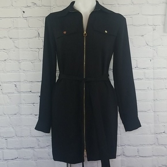 Calvin Klein Dresses & Skirts - Calvin Klein black long sleeve dress with belt